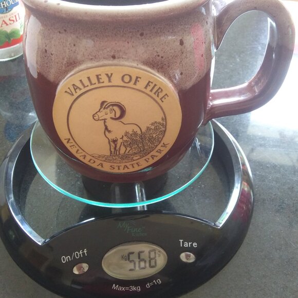 sunset hill stoneware mug valley of fire Nevada state park Handmade in the USA - Picture 6 of 16